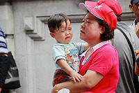 　823凱道集會遊行--馬祖爭取還我祖先土地。（圖：曹以鋒提供）