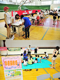 「連江縣兒童及少年保護教育宣導暨闖關遊戲」熱鬧舉辦,吸引百餘位鄉親前往接受兒少保護新知,現場還同步舉辦早期療育活動。(圖/文:曹重偉)