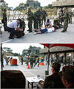 整合防區內軍、政、警、消等組織及民間支援能量,強固總體戰力,落實全民防衛動員整體工作。(圖:朱育琳/文:任子憲)