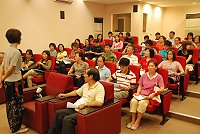 全國登山社團大會師,馬祖志工隊正式成立,禮拜三晚上在縣府展開勤前教育。(圖/文:邱竟瑋)