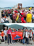 馬祖!我們來了!全國登山社團大會師活動,首批於九月一日晚間搭乘「臺馬輪」出發的山友昨天上午順利抵達,最遠的是來自屏東的山友們,遠道而來非常辛苦。(圖/文:曹重偉)