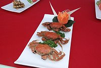 　美食晚會盛宴，豐富馬祖之夜。（圖：曹重偉、邱竟瑋）