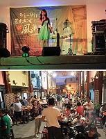東莒文化促進協會邀請鄉親共聚藝文廣場歡度中秋佳節。(圖/文:林冰芳)