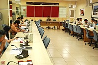 2011鐵板燒塔節將於9月17日開鑼,縣府與社區發展協會舉辦古蹟探勘活動。圖為燒塔節籌備會。(圖/文:邱竟瑋)