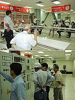 跳電頻傳,議員、縣府消保官昨到珠山電廠關切及提出民意強烈反映。台電總公司團隊正在整理數據,儘速釐清新機組常出狀況的原因。(圖/文:邱竟瑋)