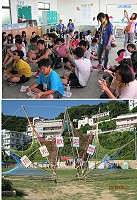 連江縣一百年度全縣童子軍大露營,在西莒島展開活動。(圖/文:陳樂團)