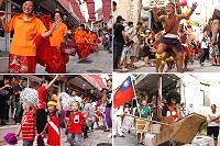 鐵板燒塔節踩街嘉年華,今年再度引爆創意。(圖/文:邱竟瑋)