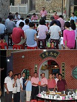 　大浦境白馬尊王廟龍山寺五位靈公謁祖之旅召開前置作業座談會。（圖／文：林冰芳）