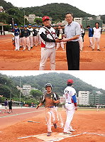 第6屆縣長盃慢速壘球錦標賽,三協海運與亞米勇士爭奪冠軍,最後由三協以一分之差獲勝。(圖/文:邱竟瑋)