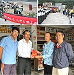 　台電馬祖區處在北竿舉辦大規模的淨灘活動。（圖／文：陳鵬雄）