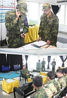 任指揮官主持101年度觀測所示範。(文:黃國真/圖:吳祥瑞)