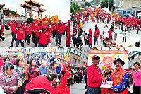 媽祖昇天祭兩岸媽祖金身南竿全島遶境活動盛大登場,動員六百餘人、整齊盛大的遶境隊伍南竿各村走透透,來自對岸的媽祖金身人氣跟香火也很旺盛。(圖/文:曹重偉)