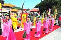 　媽祖昇天莊聖嚴　祭祀大典懷古情。（圖／文：曹重偉）