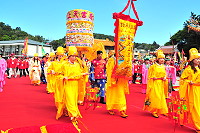 　媽祖昇天莊聖嚴　祭祀大典懷古情。（圖／文：曹重偉）
