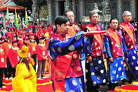 　媽祖昇天莊聖嚴　祭祀大典懷古情。（圖／文：曹重偉）