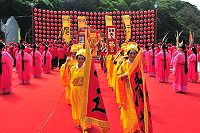　媽祖昇天莊聖嚴　祭祀大典懷古情。（圖／文：曹重偉）