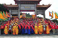 　媽祖昇天莊聖嚴　祭祀大典懷古情。（圖／文：曹重偉）