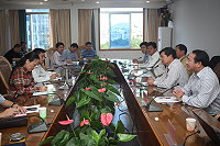 　台灣、大陸「兩位連江縣長」楊綏生、林峰昨日會面討論開通黃岐航線的可能性。（圖：連江縣政府觀光局提供）