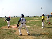 　莒光鄉第四屆鄉長盃慢速壘球錦標賽揭開賽程。（圖／文：陳樂團）
