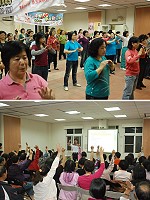 馬祖健康減重班大爆滿,營養師座談和律動課幫助鄉親找回好身材。(圖/文:邱竟瑋)
