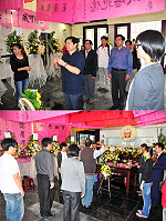 　榮民之家李明燦老先生仙逝，昨天於成功山殯儀館舉辦公祭，包括縣長楊綏生、議長陳貴忠及多位李老先生生前好友，都來送他最後一程，場面哀戚肅穆。（圖／文：曹重偉）
