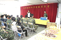 　馬防部為全體與會官兵及家屬準備美味餐點，並由吳主任率重要幹部，與蒞部家屬實施座談。（圖／文：朱育琳）