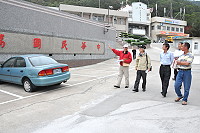 　福建省政府主席薛承泰一行訪視北竿基建成果。（圖／文：陳鵬雄）