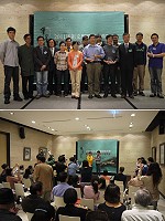 「2011馬祖文學獎頒獎典禮暨馬祖出版品聯合發表會」昨天在台北誠品信義旗艦店隆重舉行,福建省主席薛承泰、縣長楊綏生與得獎人共聚一堂,感謝大家在馬祖文學獎的完美演出。(圖:文化局提供)