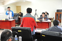 　北竿鄉代會進行本會期鄉政總質詢議程。（圖／文：陳鵬雄）