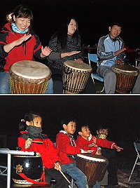 「馬。非」火鼓晚會昨天在福澳枕戈待旦園區歡樂敲響。(圖/文:邱竟瑋)