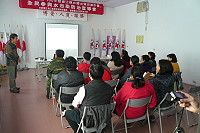 透過影片欣賞與專家講解,學習污水污染減量的絕招,並建立珍惜水資源觀念。(圖/文:劉秋月)