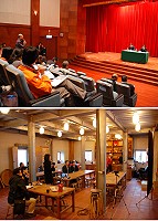 經建會副主委黃萬翔率多個部會代表抵馬召開最後一場次的產業有家座談會,地方多位業者大吐苦水,提出地方產業發展面臨的問題,希望獲得中央說明及協助;經建會一行亦特別前往林義和工坊,聽取業者簡報與經營難處。(圖/文:劉秋月)