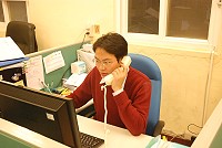 現於縣府秘書室服務的張壽明,在四十五名考生中脫穎而出,榮登九十六年地方特考五等一般行政金榜。(圖/文:邱竟瑋)