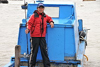 　馬祖鱸魚達人－張良衛。（圖／文：陳鵬雄）