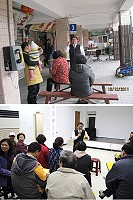 (上圖)立委候選人陳財能西莒野菊行動總部,並與鄉親暢談參選理念。(下圖)立法委員候選人陳財能昨晚在東莒成立野菊行動總部。(圖/文: 陳樂團、林冰芳)