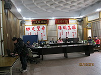 　莒光鄉公所召開一零一年國家清潔週執行協調會。（圖／文：陳樂團）