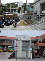 馬祖地區公共建築依法均設置有無障礙設施,舊有建物構造特殊設置確有困難者亦有替代改善方案,只是使用頻率不高,工務局提醒相關單位必須適當維護,或者坡道前應保持淨空,讓無障礙設施發揮功能。(圖/文:劉秋月)