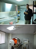 林義和工坊為目前馬祖唯一有能力培養生產紅麴、白麴及醋酸菌種的商家,年產量甚至可達三千公斤,但其為設備投入數百萬的堅持,以及往來新竹食研所學習技術的付出,卻不是一般人能做到。(圖/文:劉秋月)