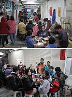 東莒鄉親昨晚齊聚送舊迎新年。(圖/文:林冰芳)