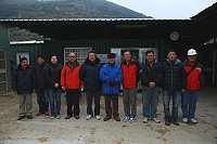 　交通部長毛治國昨日來馬，特別與金億營造董事長張金秋會面，親自向張金秋表達感謝之意。如果不是張金秋的堅持與出錢出力，現在馬祖的媽祖巨神像，也就無法成為世界級的景點。（圖／文：邱竟瑋）