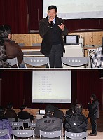重視鄉親意見及符合客貨兩用需求,縣政府交通局莒光舉辦新島際交通船說明會。(圖/文:林冰芳)