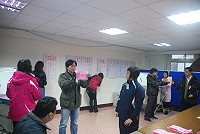 　東引鄉投開票作業過程平和順利。（圖／文：陳其敏）