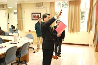 連江縣新任副縣長陳敬忠昨宣誓就職。(圖/文:邱竟瑋)