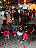 　「夜市我最行」5日晚間於馬港大街歡樂展開，北科大馬祖服務隊創意活動吸引人潮，準備多元童玩及豐富獎品，而且一律免費，小朋友們玩得不亦樂乎。（圖／文：曹重偉）