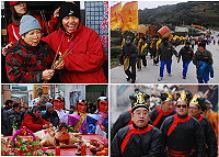 東引鄉「白馬尊王」出巡繞境,軍民歡騰。(圖/文:陳其敏)