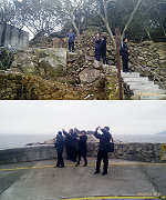 推動「環馬祖澳生態之旅」,對岸福建省旅遊局副局長陳揚標有信心!特別在觀光局長劉德全陪同下前往北竿參訪,並登上大坵島體驗梅花鹿自然生態。(圖:縣府觀光局提供)