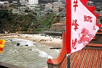 復興村舊有海堤,畫面西側頗接近污水處理設施預定地。(圖/文:邱竟瑋)