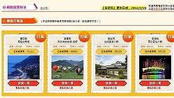 　馬祖北竿昨日晚間九時票數為71111，仍然落居票選最後一名，不過仍有機會後來居上。連江縣政府觀光局呼籲鄉親、遊客、阿兵哥一起為馬祖催票，讓馬祖北竿進入台灣十大觀光小城。（圖：翻攝自台灣十大觀光小城PK網站）