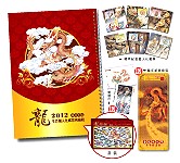 　龍年個人化郵票典藏組，即起各地郵局開賣。（圖：中華郵政提供）