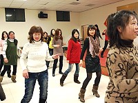 　東引婦女會排舞活動，吸引許多婦女朋友參加。（圖／文：陳其敏）